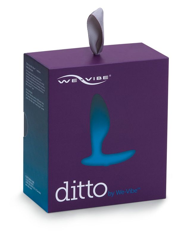 We-Vibe Ditto vibrerende analplugg blå