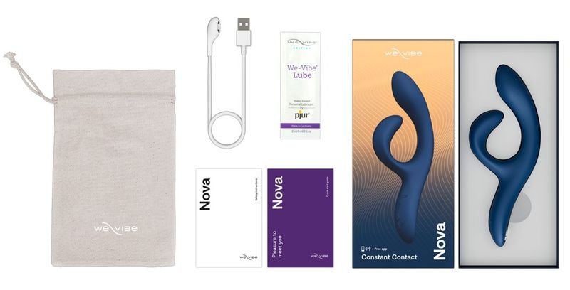 We-Vibe Nova 2 rabbitvibrator blå