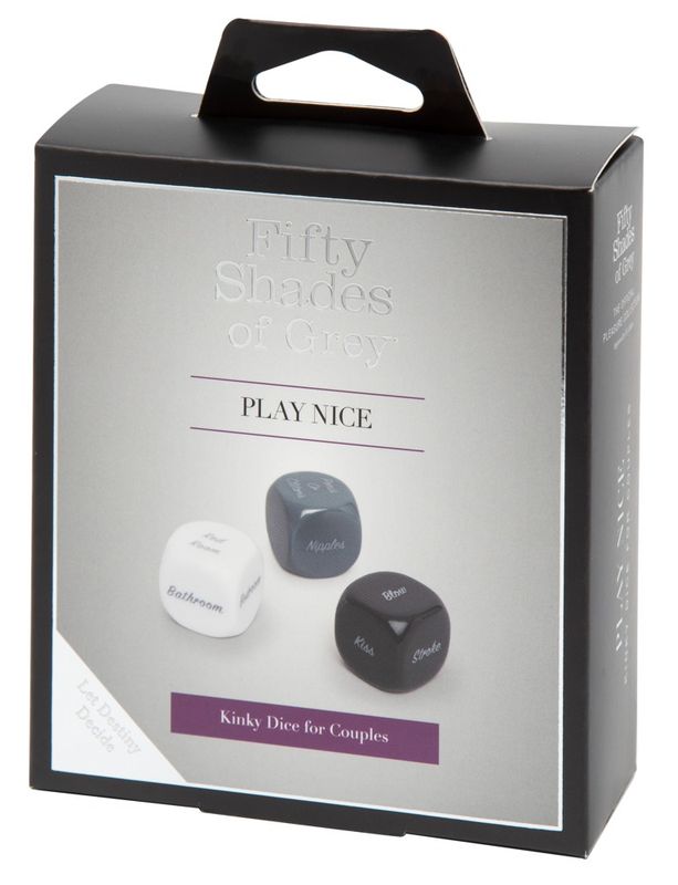 Fifty Shades of Grey Play Nice Kinky Dice For Couples