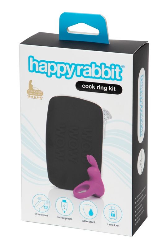 Happy Rabbit penisring med vibrasjon for klitorisstimulering