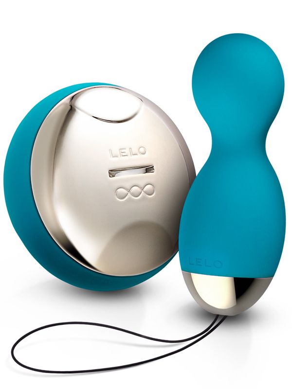 LELO Hula Beads knipekuler med fjernkontroll turkis