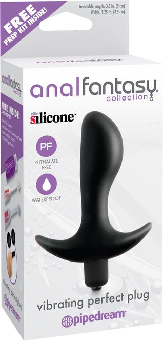 Hovedbilde Anal Fantasy Vibrating Perfect Plug – Myk ...