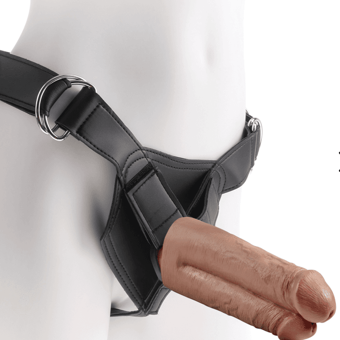 Hovedbilde King Cock Harness Two Cocks One Hole 18 cm