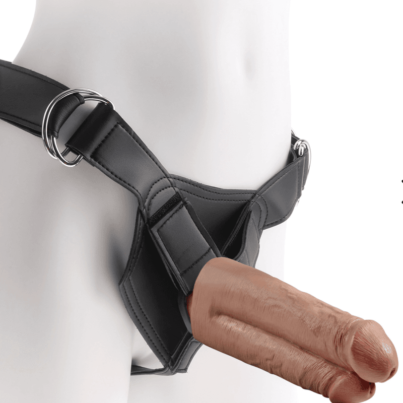 Pipedream King Cock Harness Two Cocks One Hole 18 cm