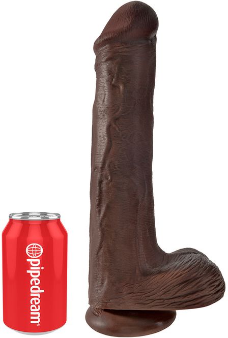Hovedbilde King Cock Realistisk Dildo 33 cm med Sugekopp