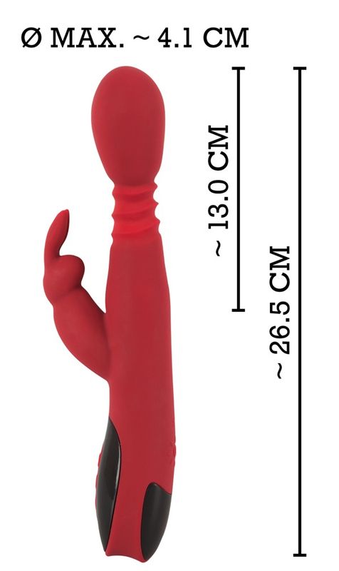 You2Toys Thrusting Rabbit Vibrator m. Varmning