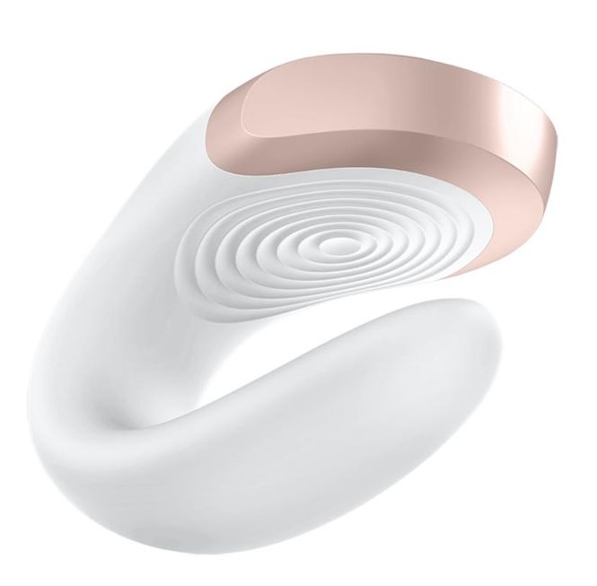 Hovedbilde Satisfyer Double Love Luxury hvit Appstyrt ...