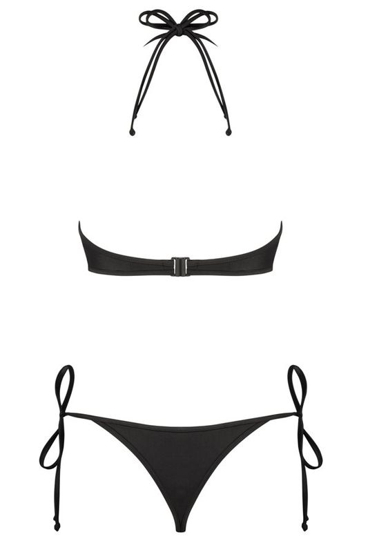 Obsessive Costarica – Svart bikini-sett med snøring og sensuell passform